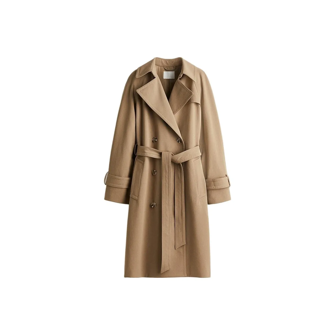 H M Бежевый Женский Тренч