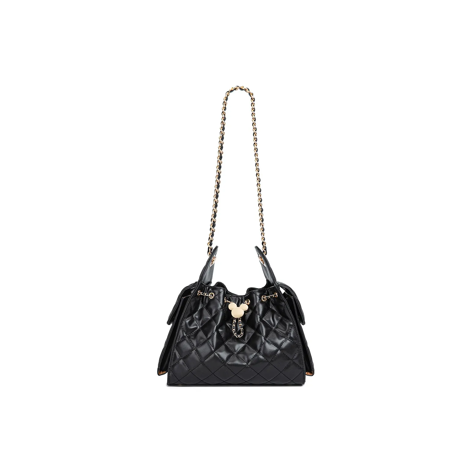 Disney Mickey Сумка через плечо из синтетической кожи стандартная женская черная розовая