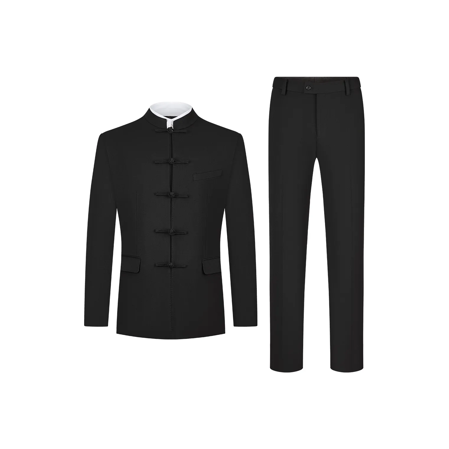 Seven Черный Мужской Деловой Костюм