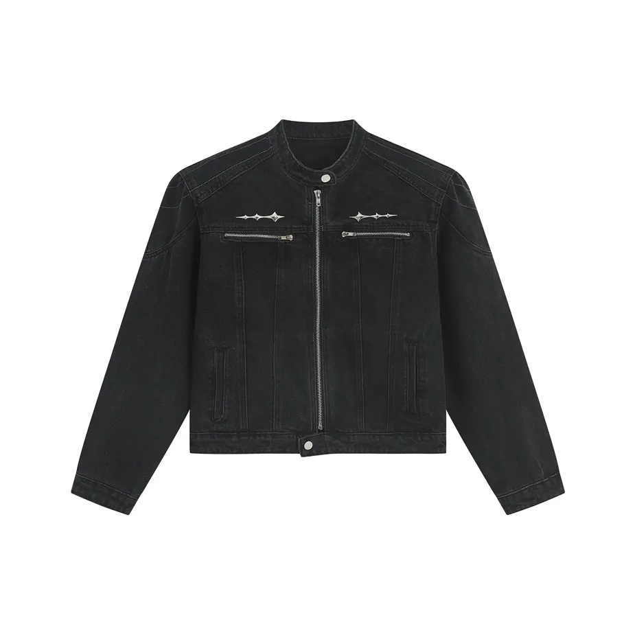 GORGEOUSIDEA Весенний Осенний Деним Куртка Женская