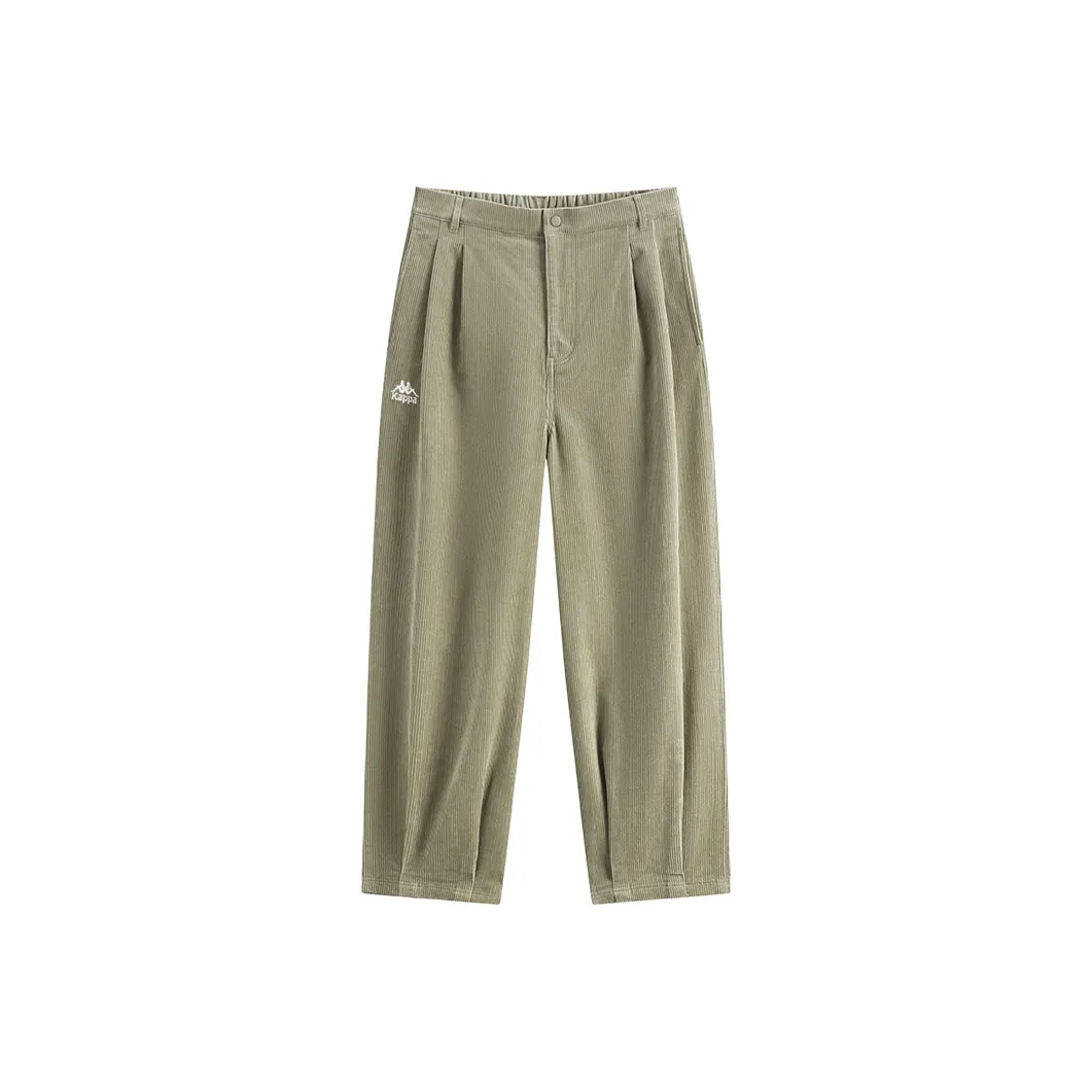 KAPPA PLAYER Повседневные брюки Мужские Серебряный Шалфейно-зеленый