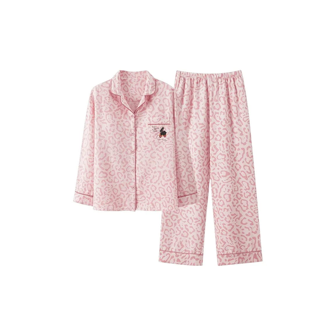 MEIJIAO Розовый Комплекты Одежды Женские Пижамные Наборы