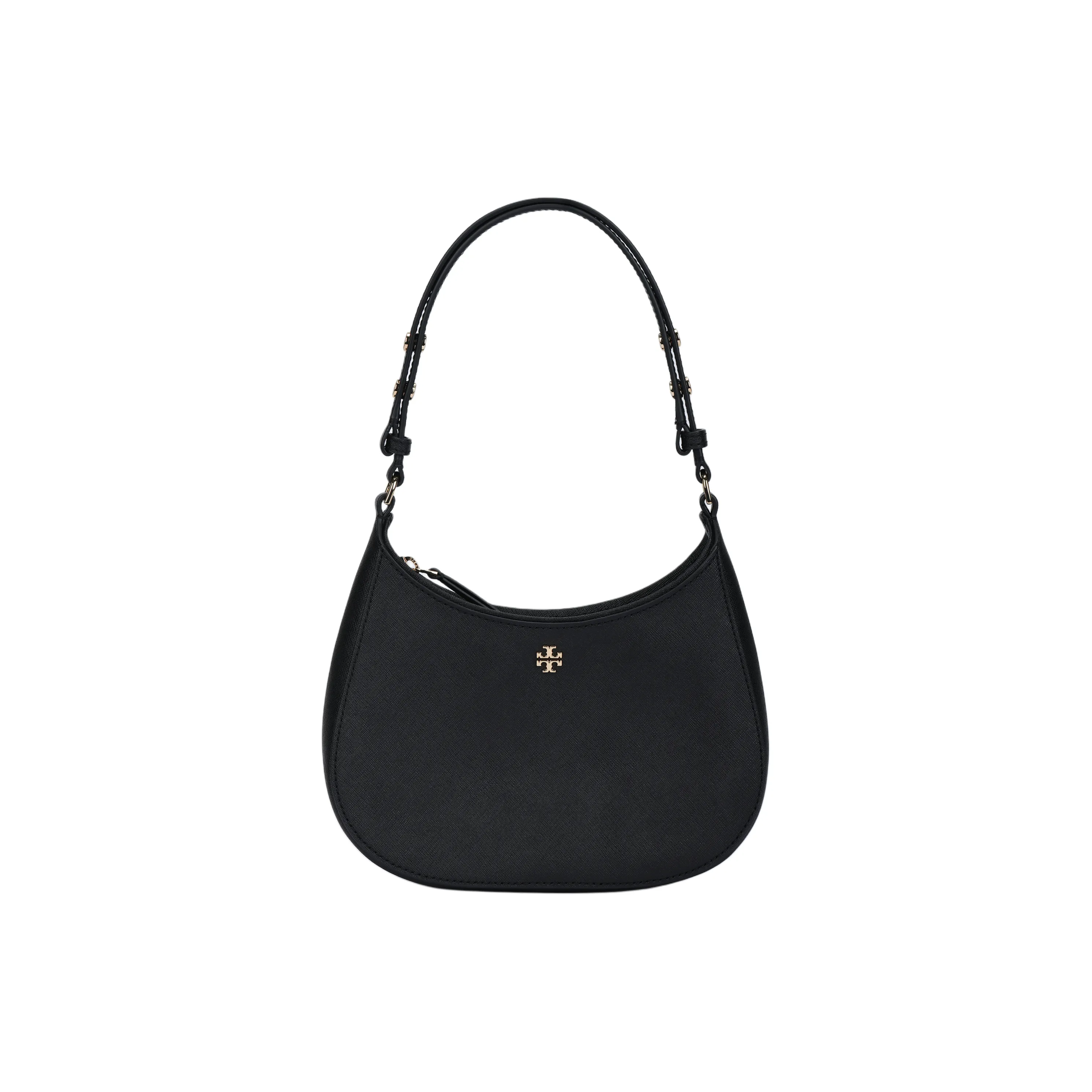 TORY BURCH Emerson Cow Leather Shoulder Bag, Handbag, Shoulder Bag Regular Women's Black