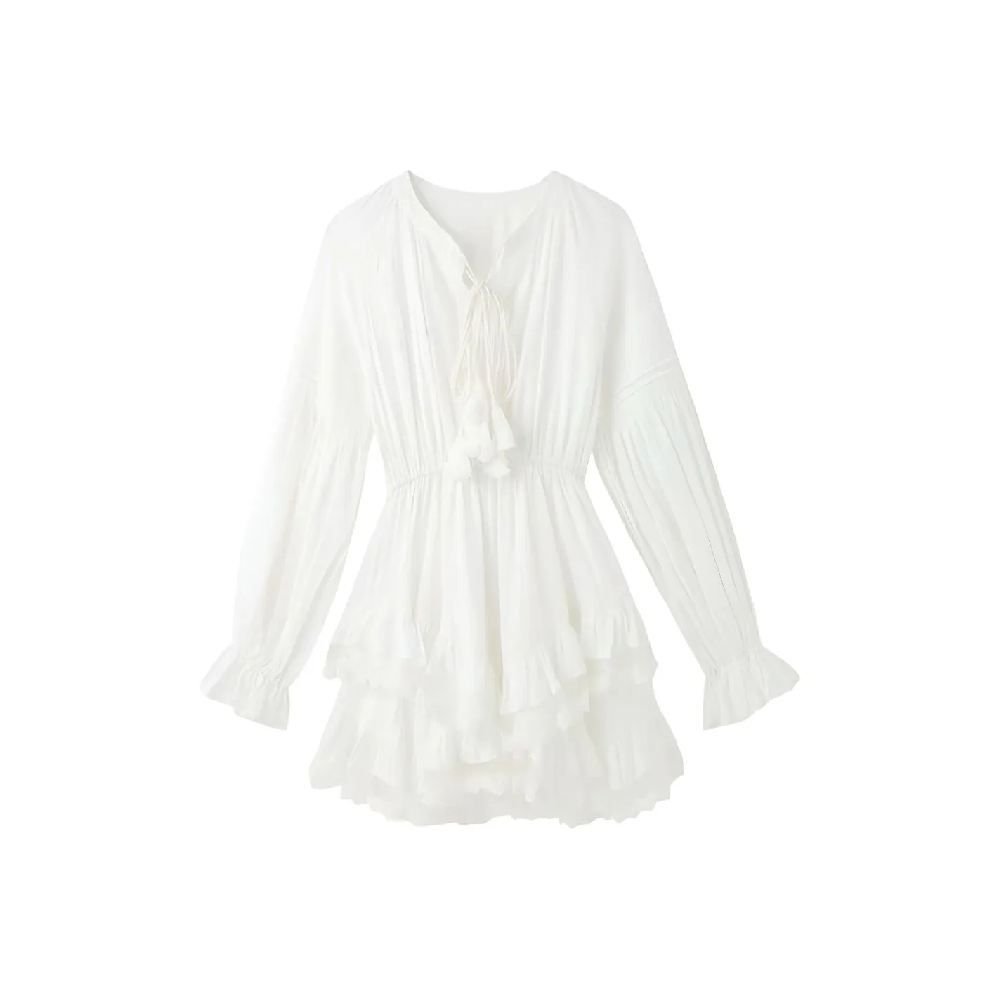 JOPPTI Длинное платье с длинными рукавами женское