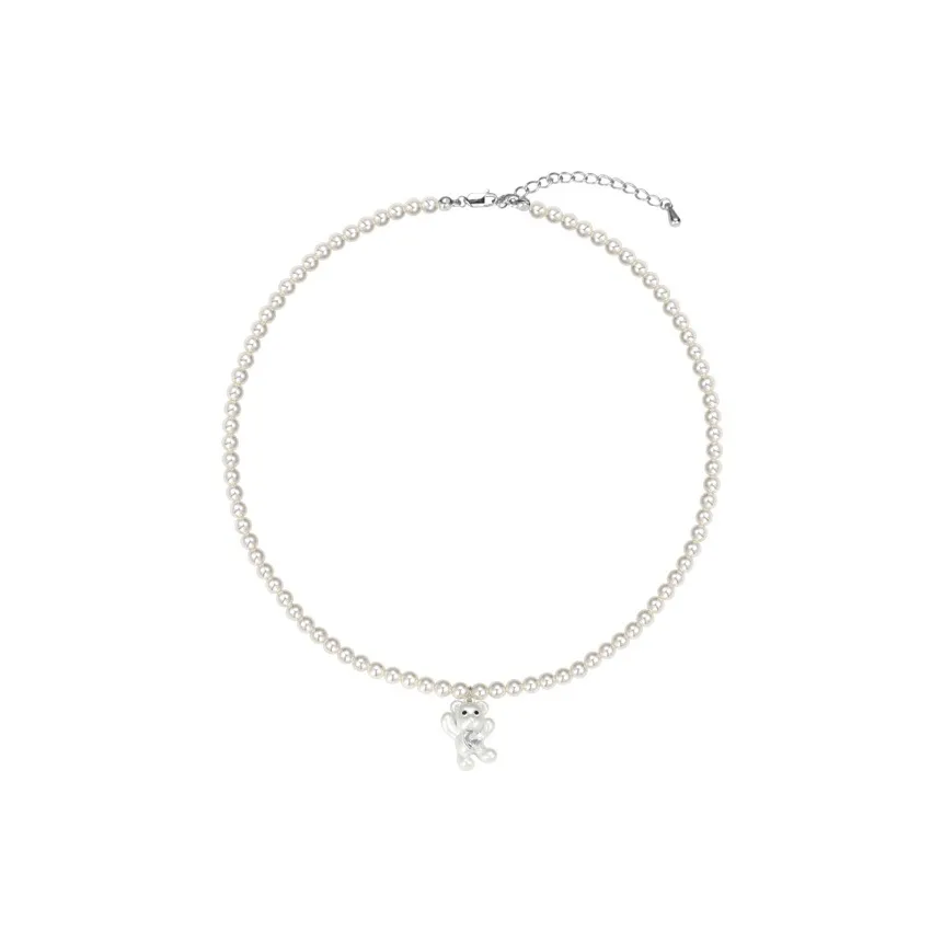 AAJF Серебряное покрытие медные ожерелья женские