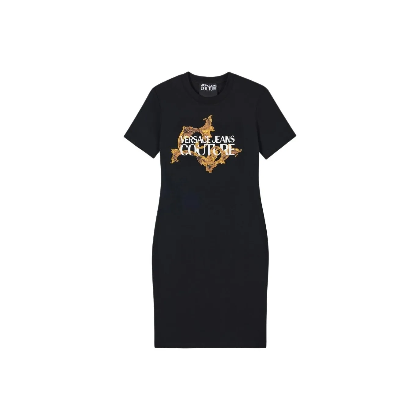 VERSACE JEANS COUTURE Короткое платье с короткими рукавами женское