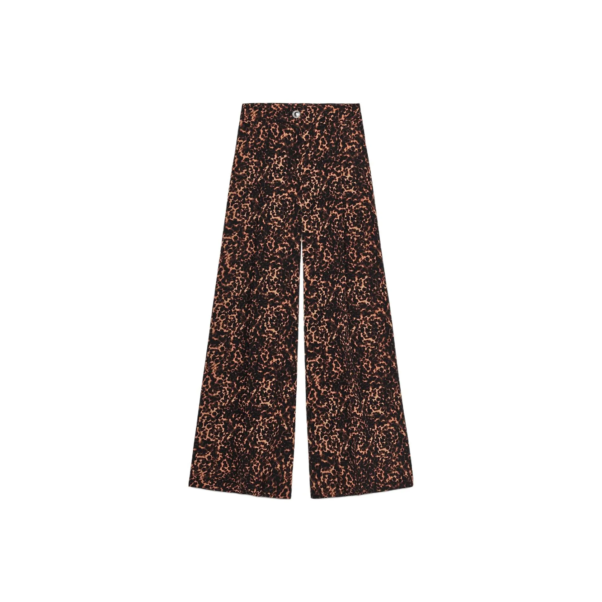 ZARA Леопардовый принт Женские Повседневные Брюки