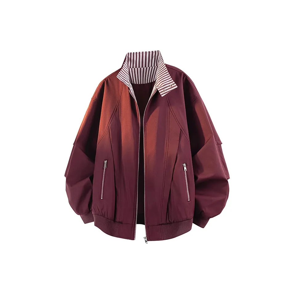 CariteSport Воротник-стойка Пэчворк Структура Укороченная Куртка Унисекс