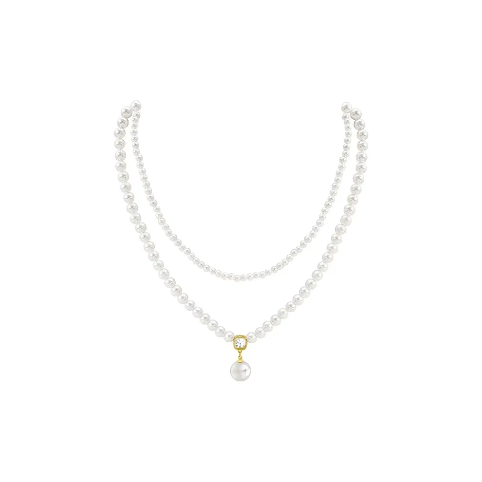 WAW Золото-покрытое медное ожерелье для женщин