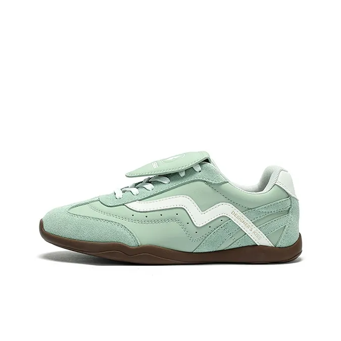 DESKISS Немецкие армейские кроссовки Low Топ Шалфейно-зеленый Женские