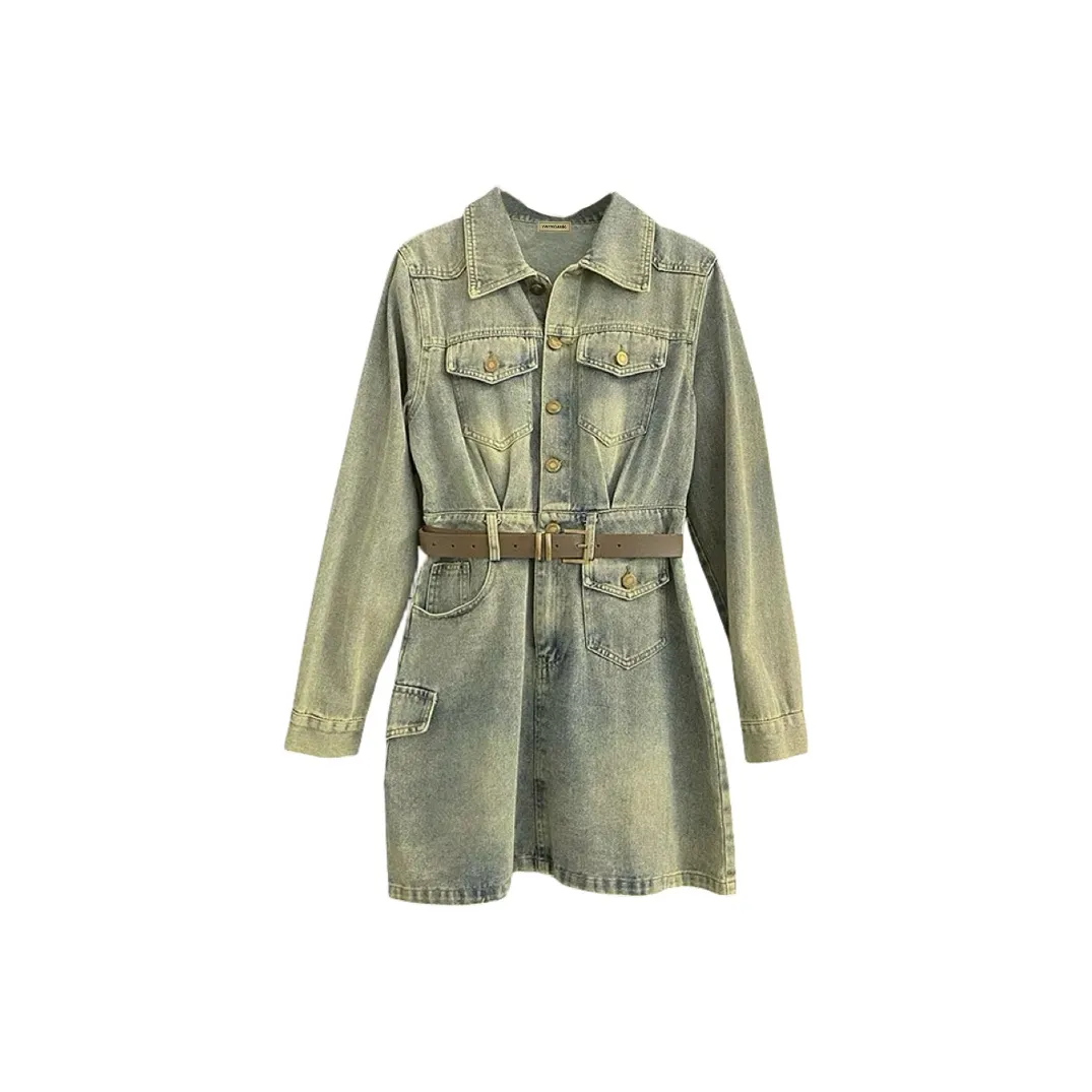 Yvetteclassic Длинное платье с длинными рукавами женское