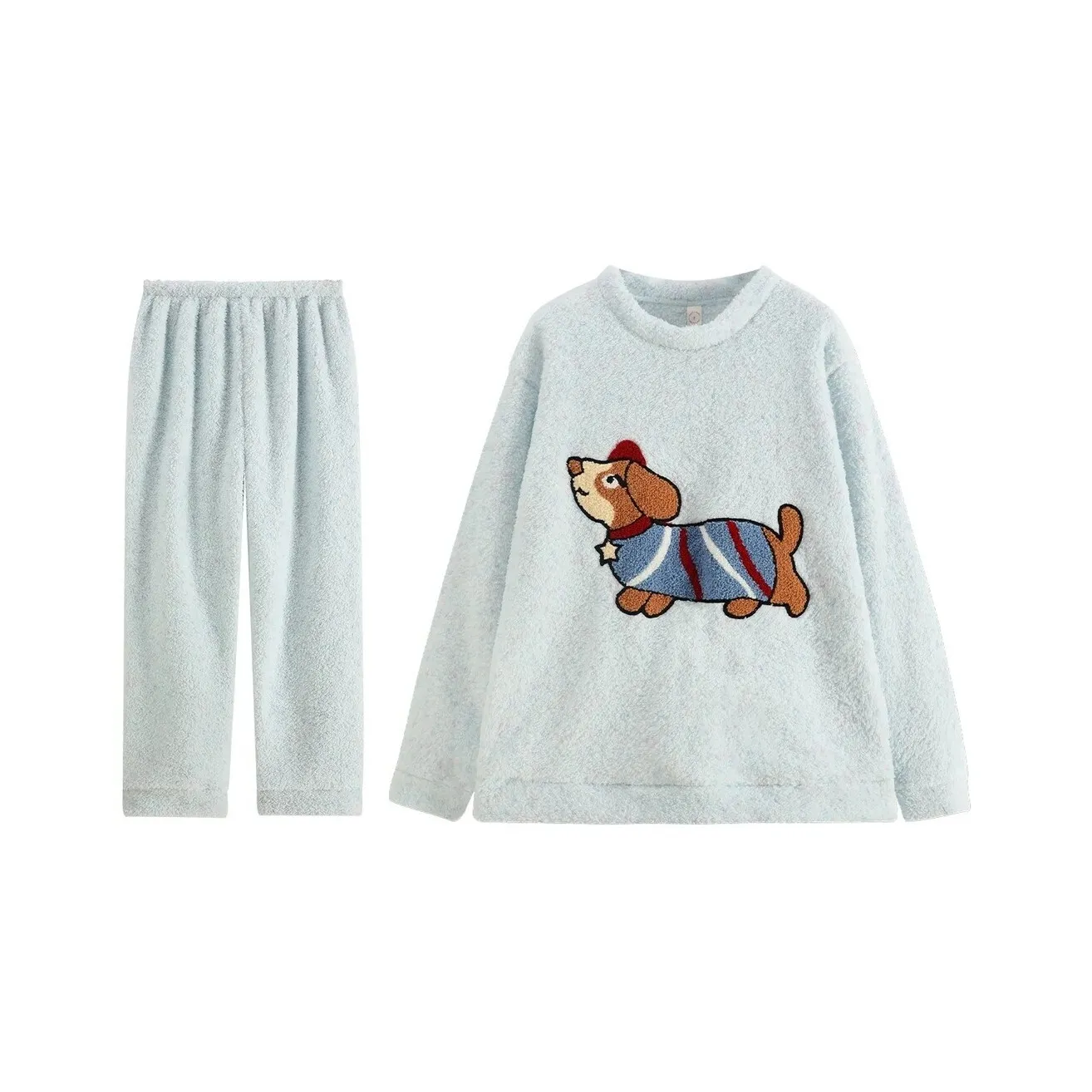 MUQINGQING Светло-синий Унисекс Повседневные костюмы