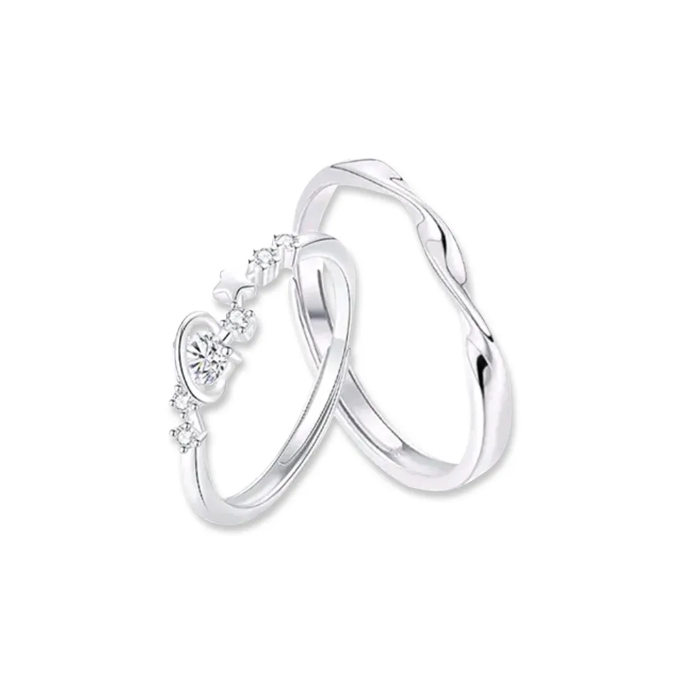 I YOU Серебряные Кольца Унисекс