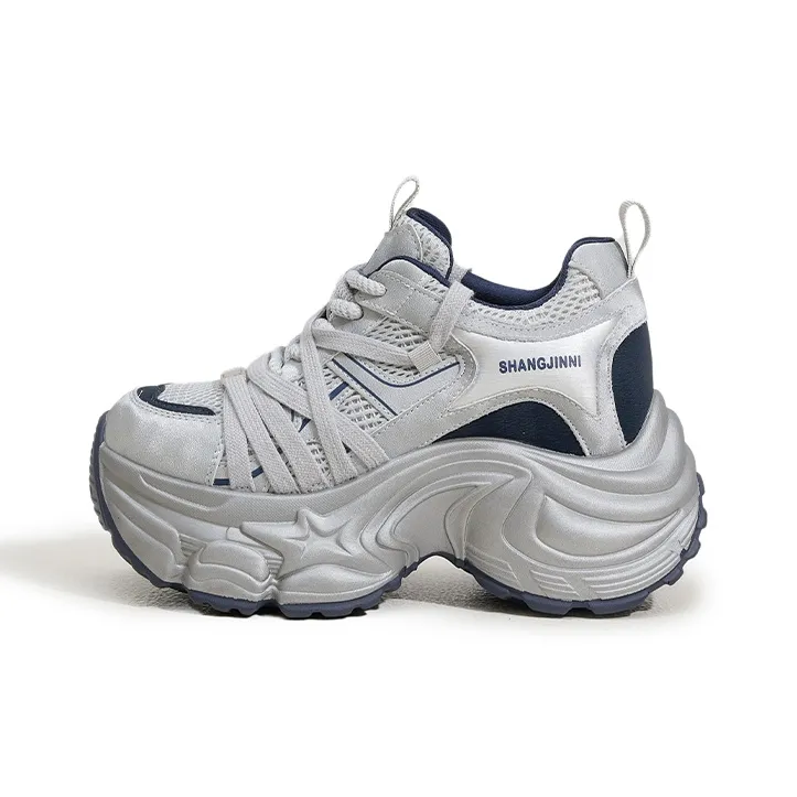 Milan Love Song Амортизаторы Устойчивые к истиранию Противоскользящие Низкий Топ Толстая подошва Кроссовки Женские