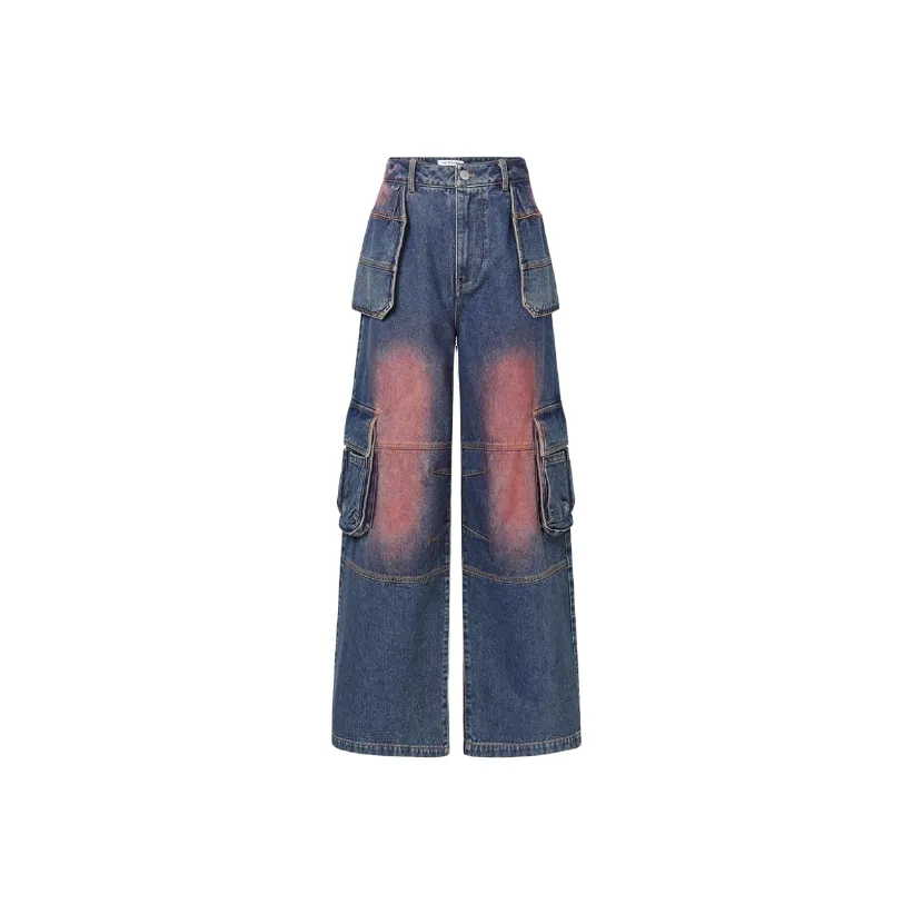 POPO.INFO Blue Women's Jeans POPO.INFO Синий Женские Джинсы