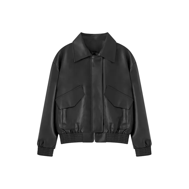 MOONCORE Кожа Куртка Женская