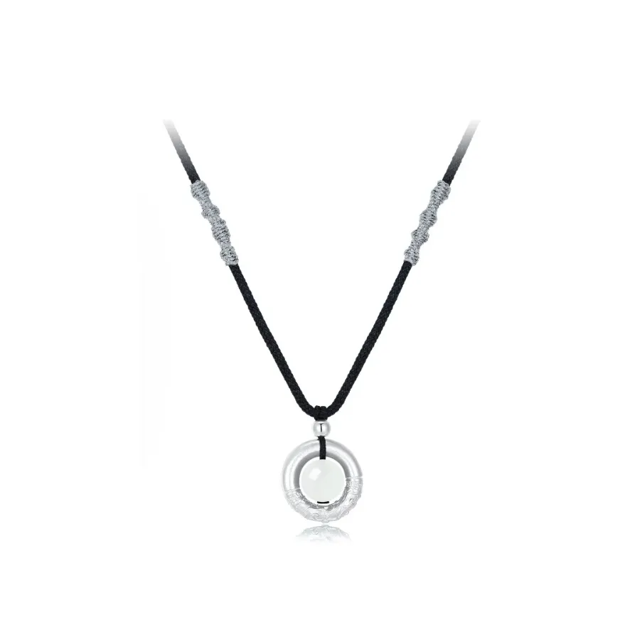 I YOU Белый нефрит Бодхи ожерелья женские