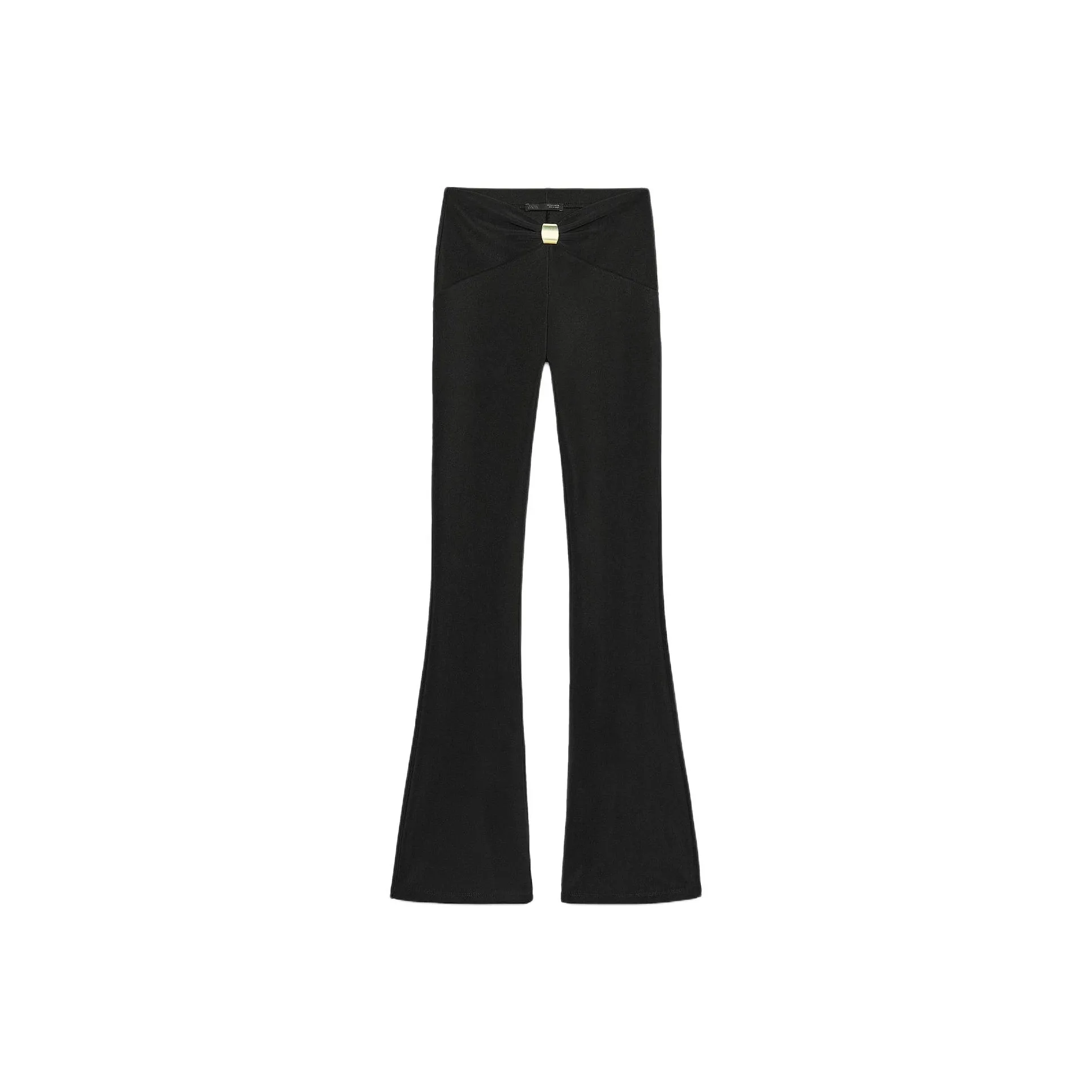 ZARA Черные Женские Повседневные Штаны