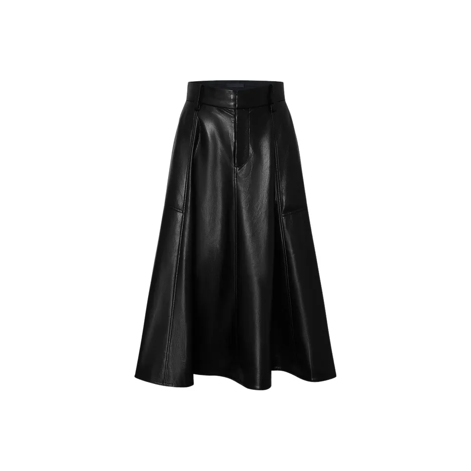 MOCO C+ Кожа Длинная Юбка Женская