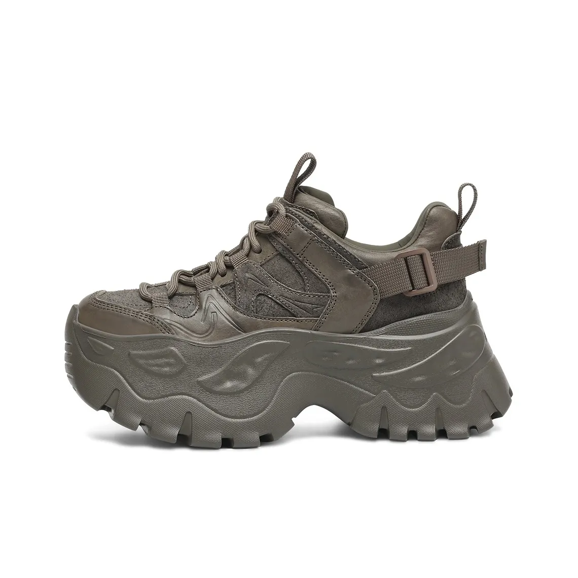 Rosa Bianca Высота Увеличивающие Легкие Низкие Кеды Женские Армейский Зеленый