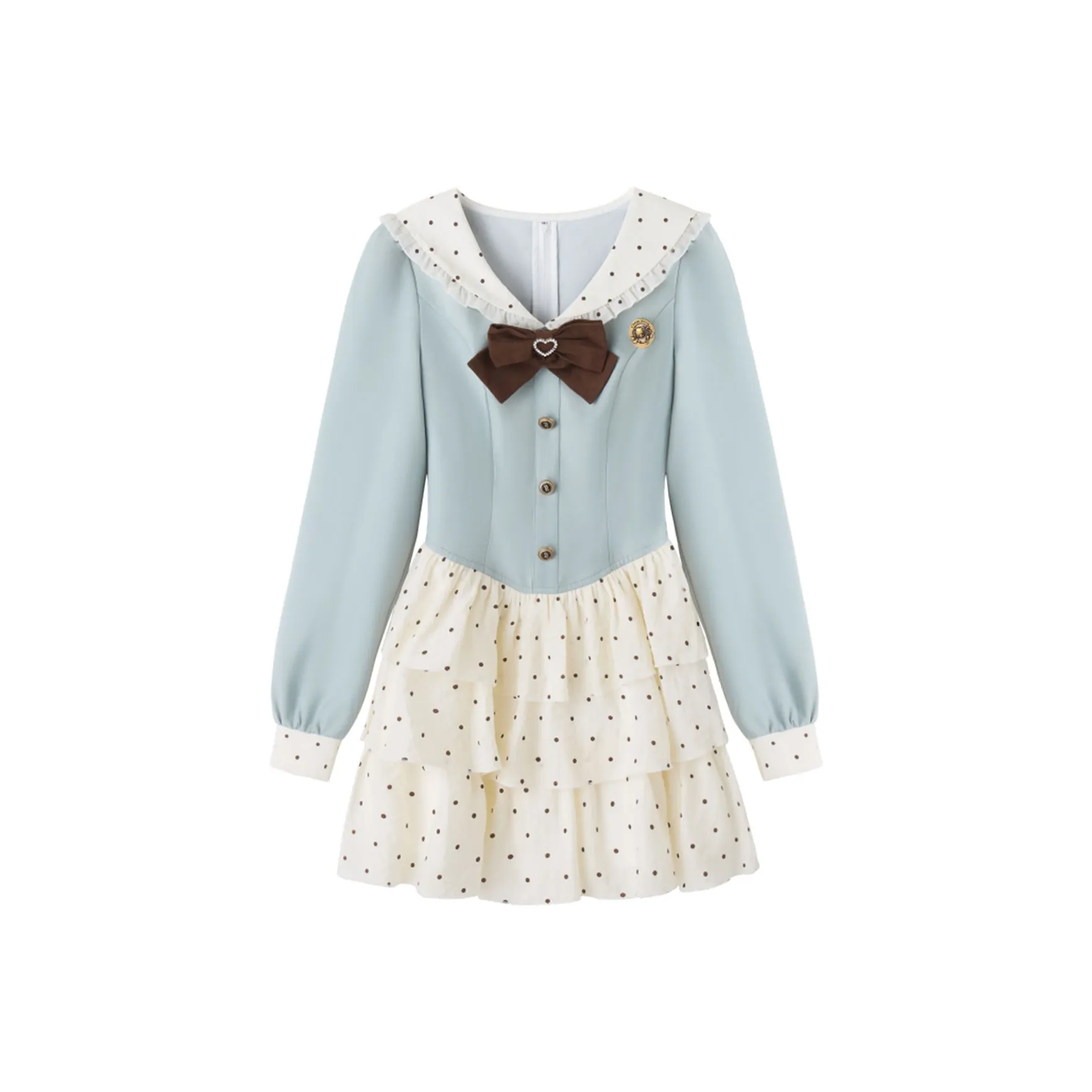 FABRIC PIG Осенний Длинный Длинный Рукав Платье Женское