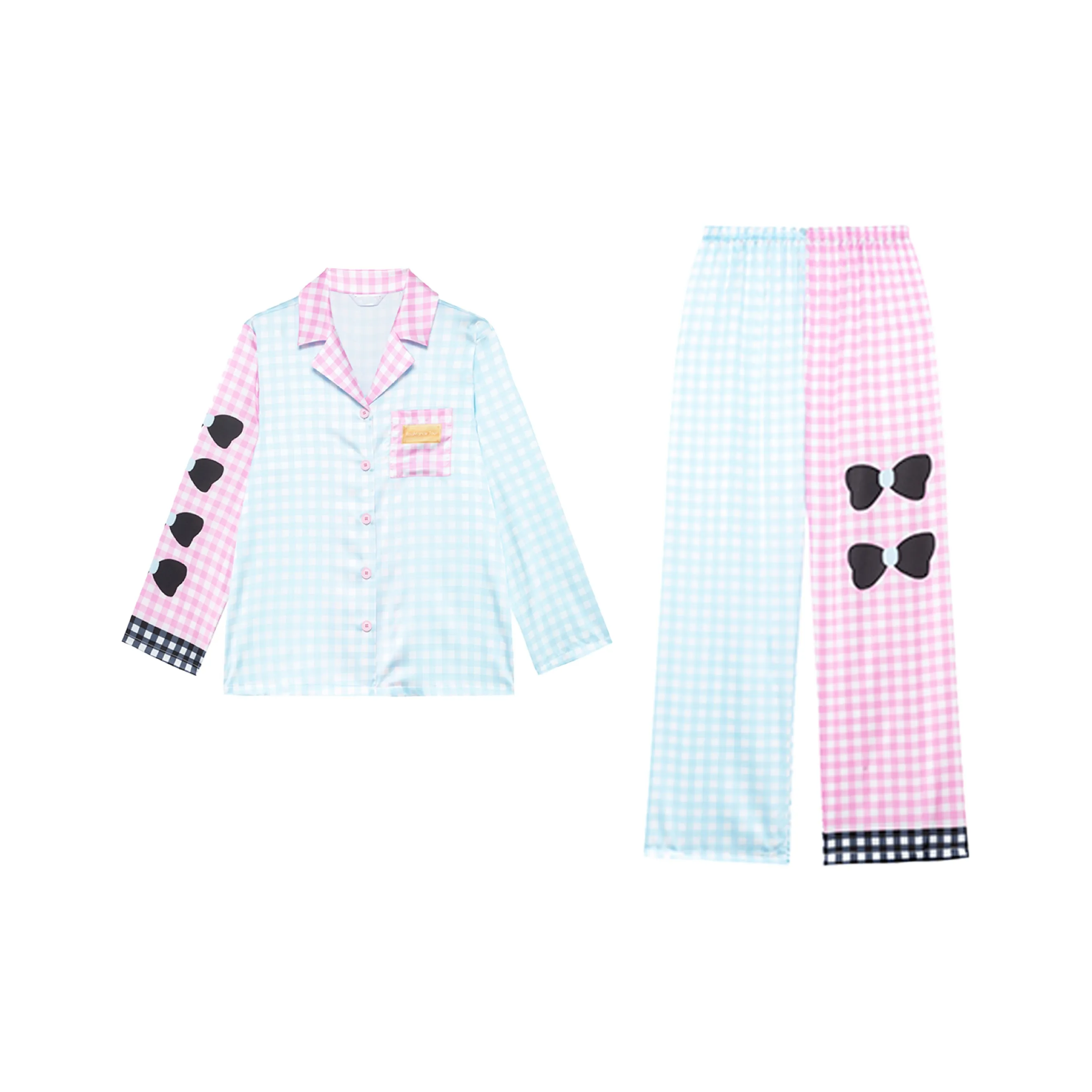 Giyu Светло-синий Повседневные костюмы для женщин