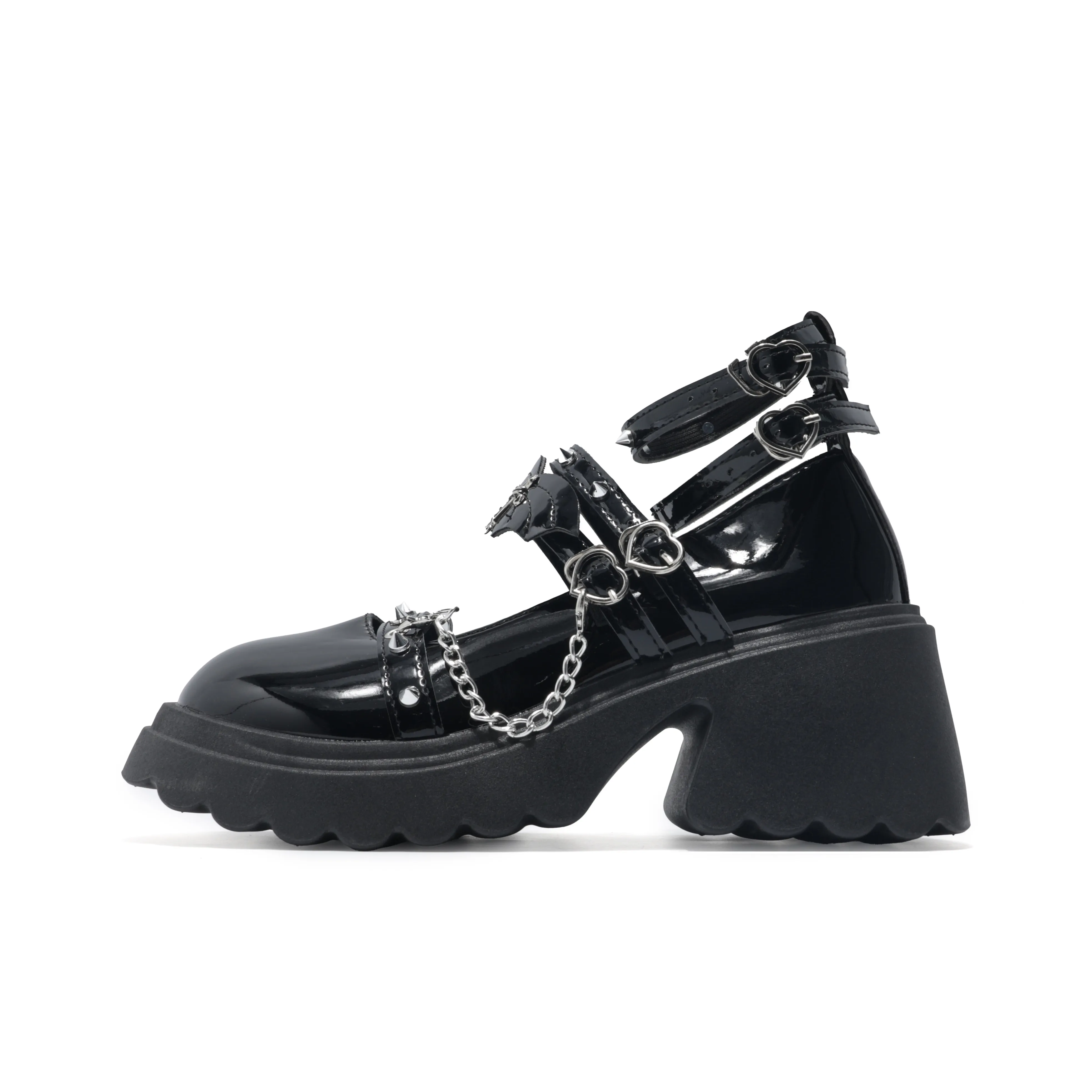 Be Good Cute Sweet Style Элегантность Элегантный Fashion Versatile Грубый каблук Туфли Мэри Джейн 5 см Женские Gift Box Set