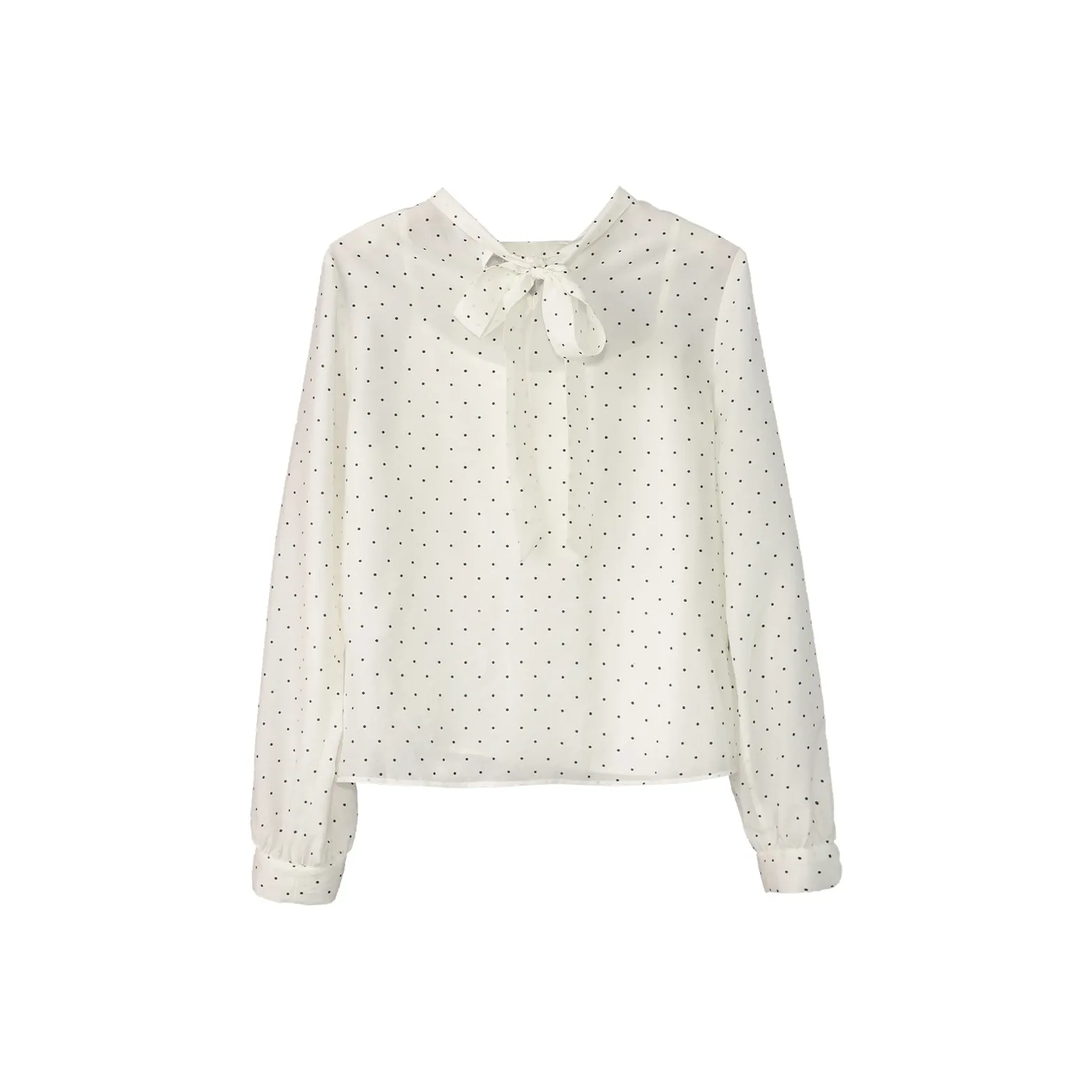 Fstudio Корейский стиль Элегантность Рукав буф Коммутирование Универсальный Топ Рубашка Женские