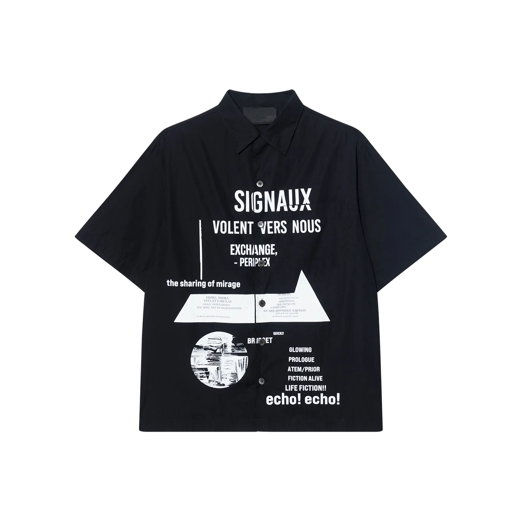 PRADA Мужские Черные Рубашки