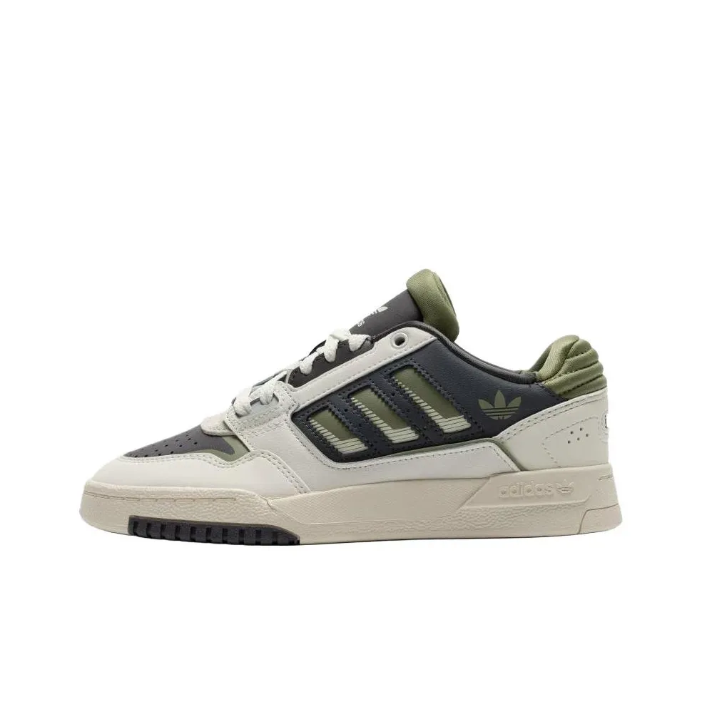 Adidas Originals Drop Step Амортизация Легкий Дышащий Низкий Топ Скейтборд Кроссовки Унисекс Белый