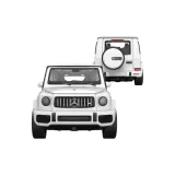 1:32 메르세데스 벤츠 G63 합금 모델 [화이트 와 사운드 및 라이트 풀백]