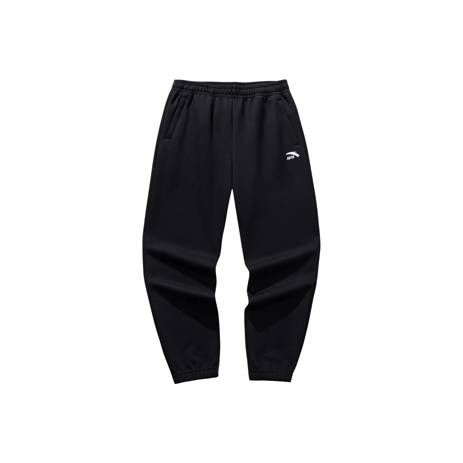 ANTA Вязаные тренировочные брюки мужской основной черный