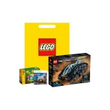 테크닉 APP 리모트 컨트롤 변신 자동차 + 랜덤 건설 박스*1 + 랜덤 건설 가방*1 + 쇼핑백 (소재 랜덤)