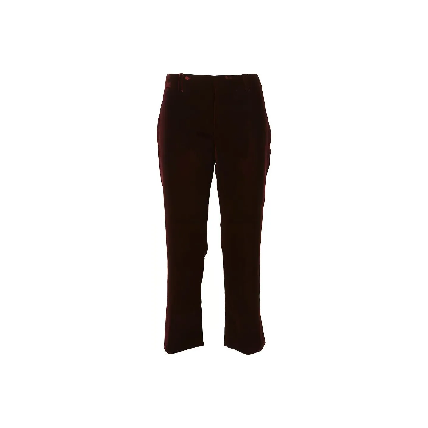 SAINT LAURENT Повседневные брюки Женские Бордовый