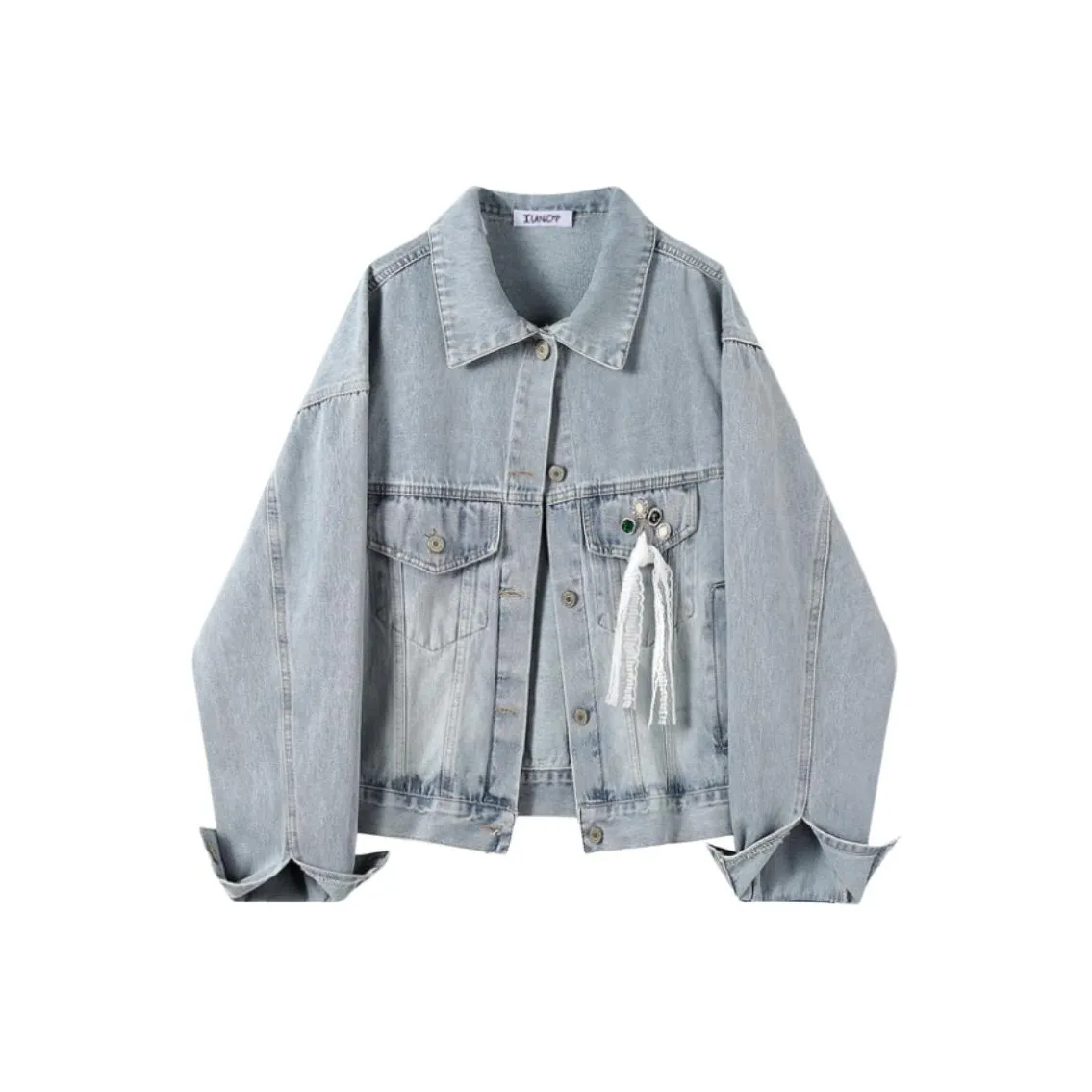 IUNOP Корейский вдохновленный стильный и прохладный куртка топ женский