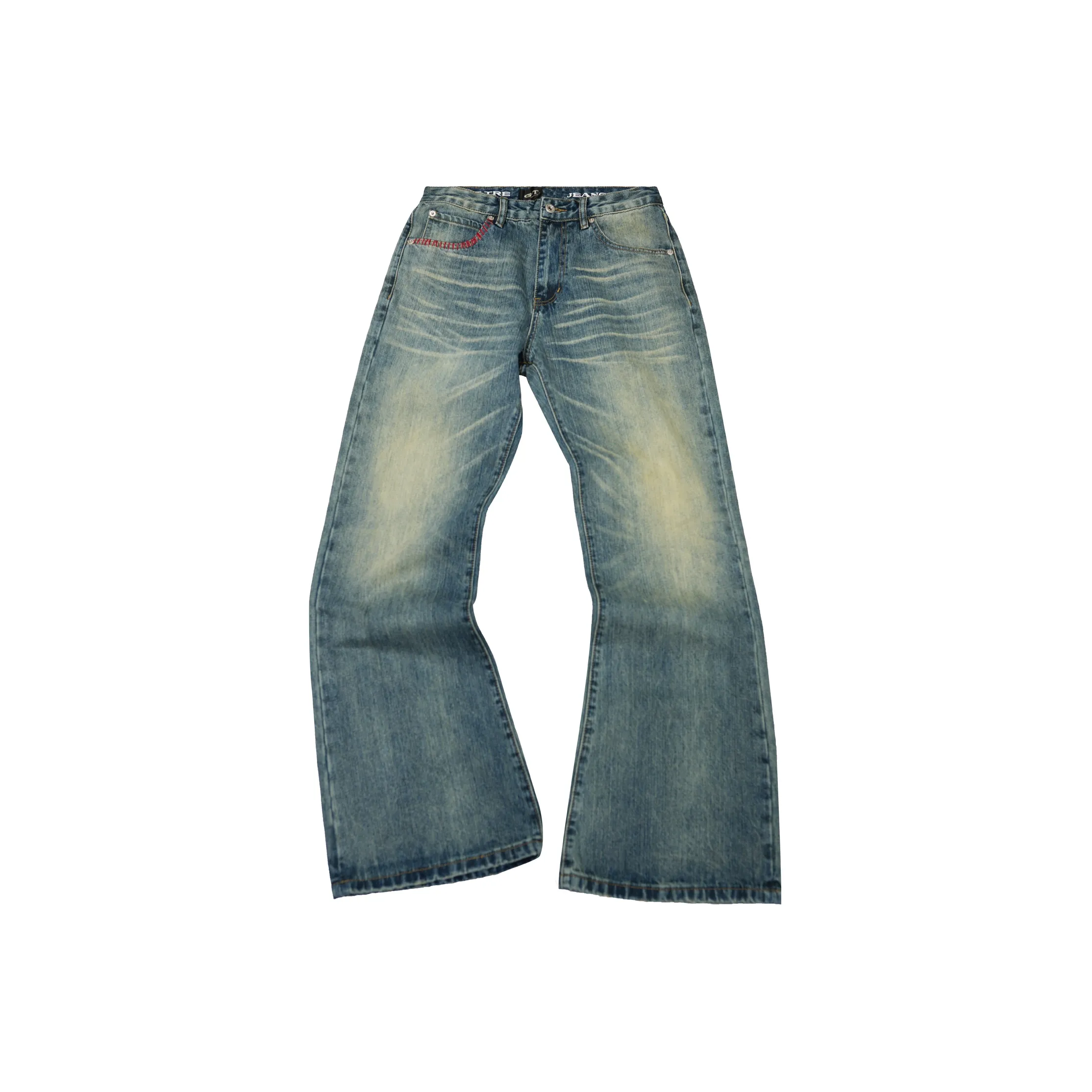 г TRE Буткат Scimitar Свободный покрой Буткат Джинсы Унисекс