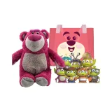 스트로베리 곰돌이 향기 모델 (30cm) + 젤리 백 + 세 눈 펜던트 (랜덤 헤어)