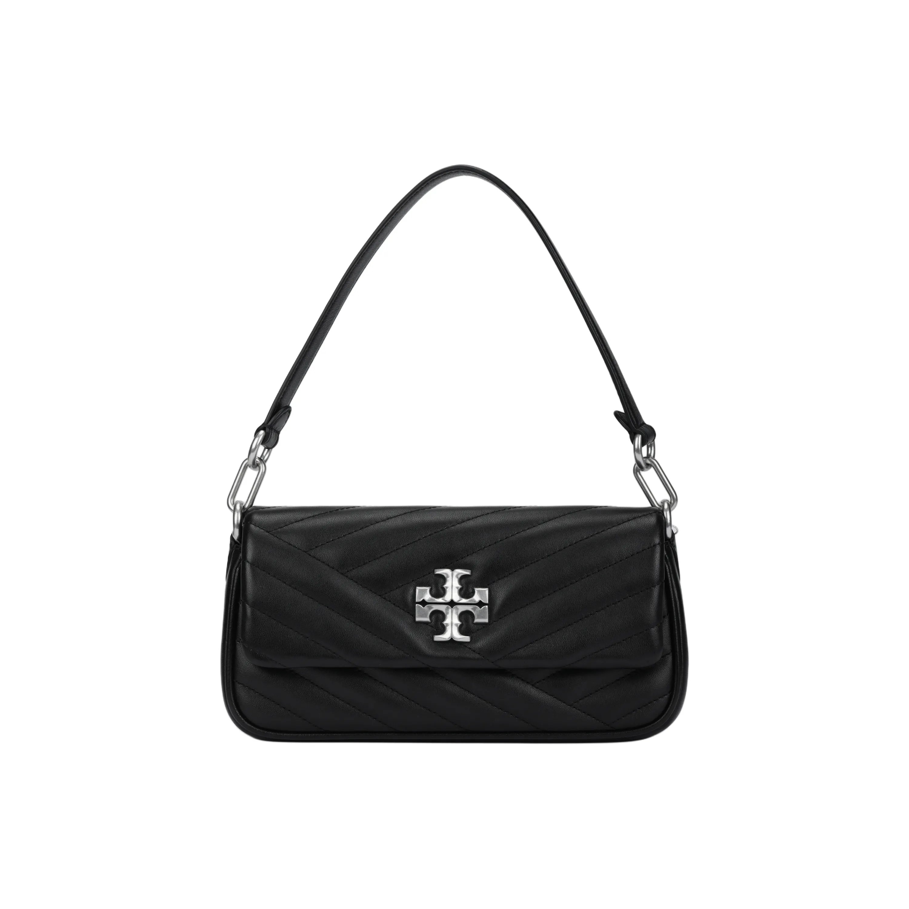 TORY BURCH Kira (Красный) Кожа Плечевая Сумка Сумка-багет Сумка через плечо Маленькая Женская Черная