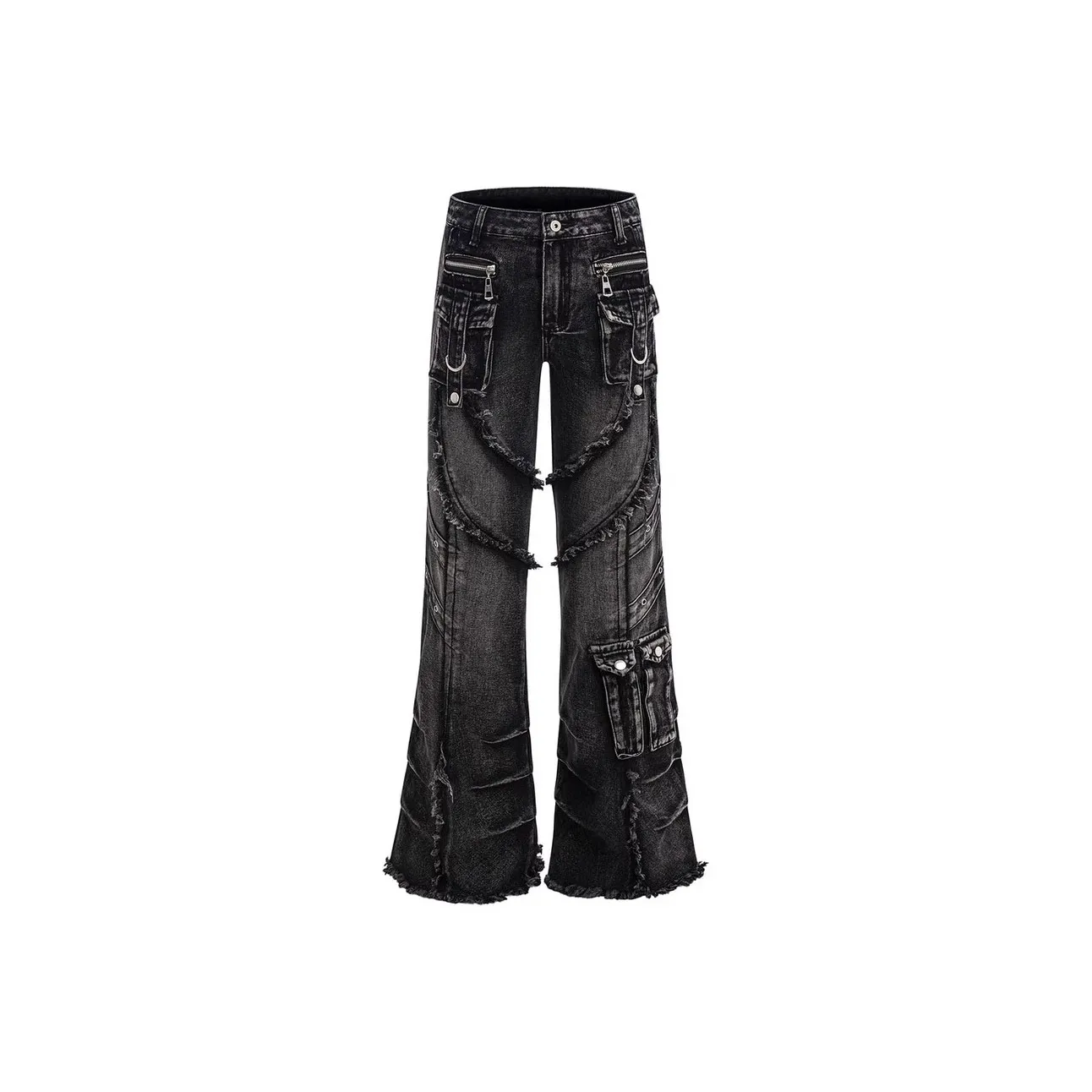 Glona Klio Черный Серый Унисекс Джинсы