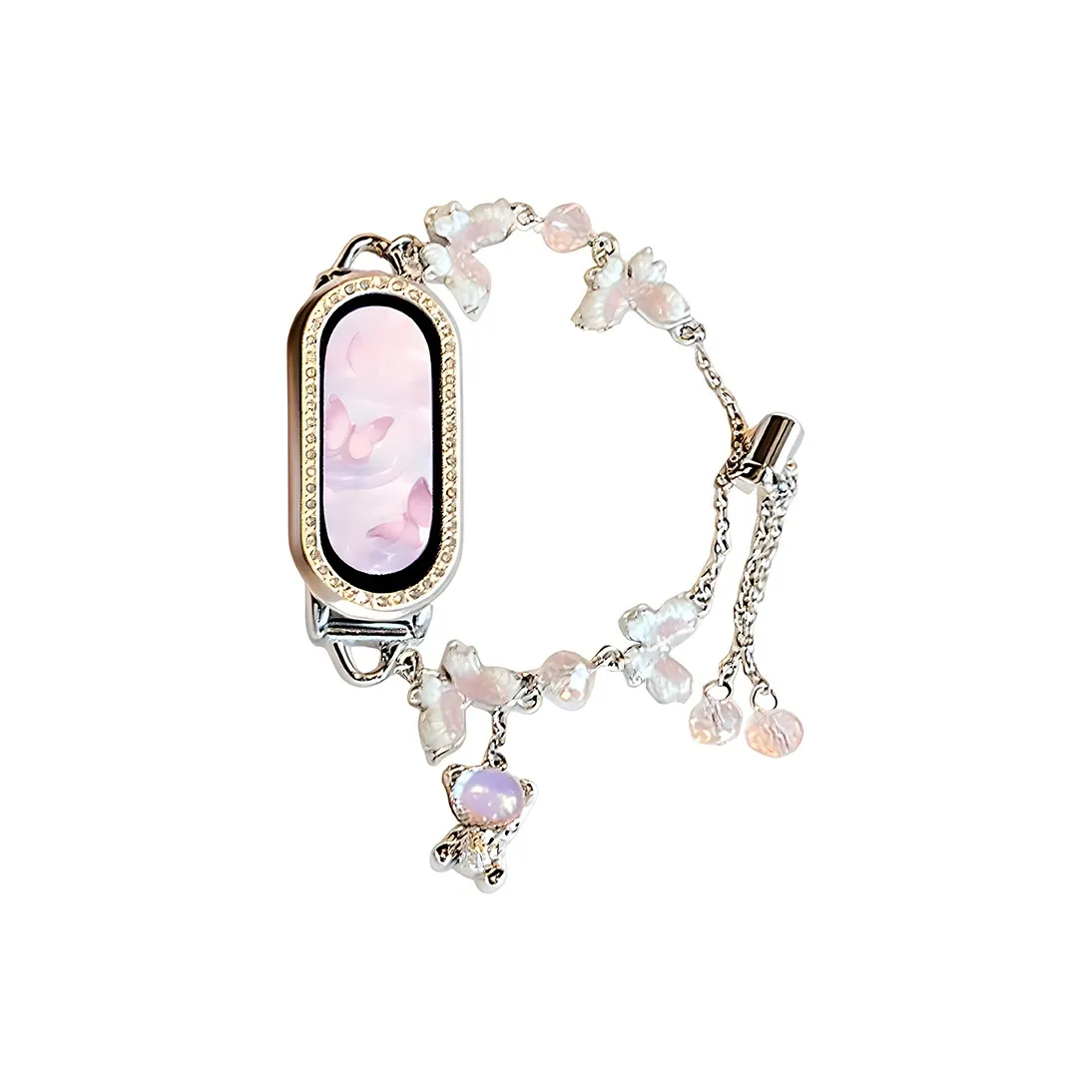 CHUANGYIDA Ремень Xiaomi Совместимость Металл Бусины Материал