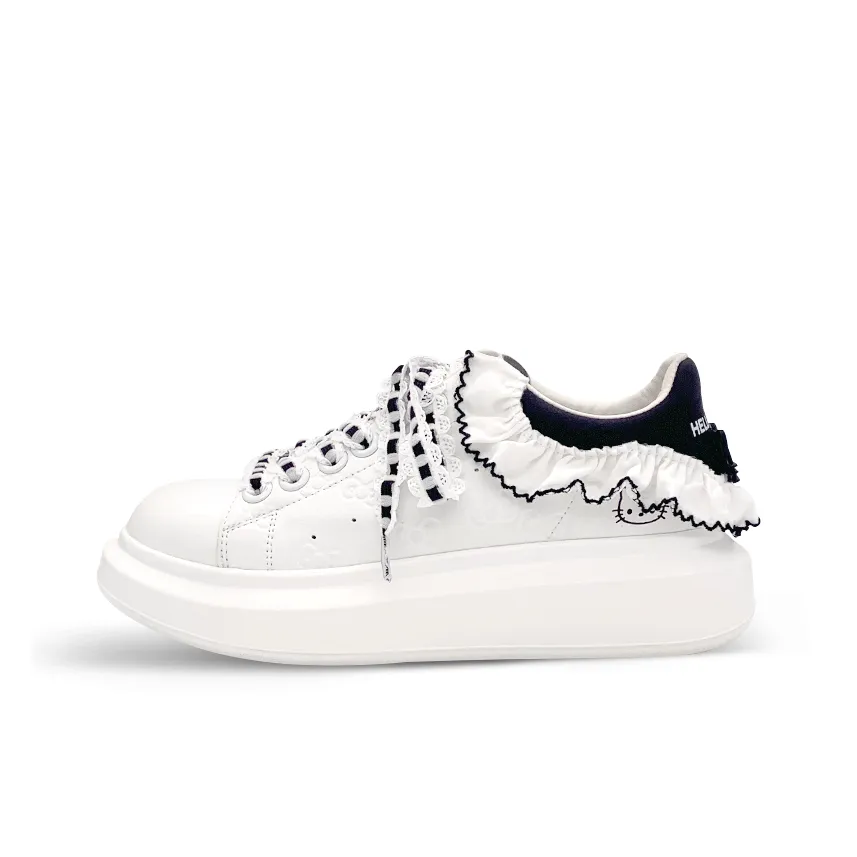 Hello Kitty Белый Устойчивый к истиранию Дышащий Отводящий влагу Низкий Топ Повседневный Женский