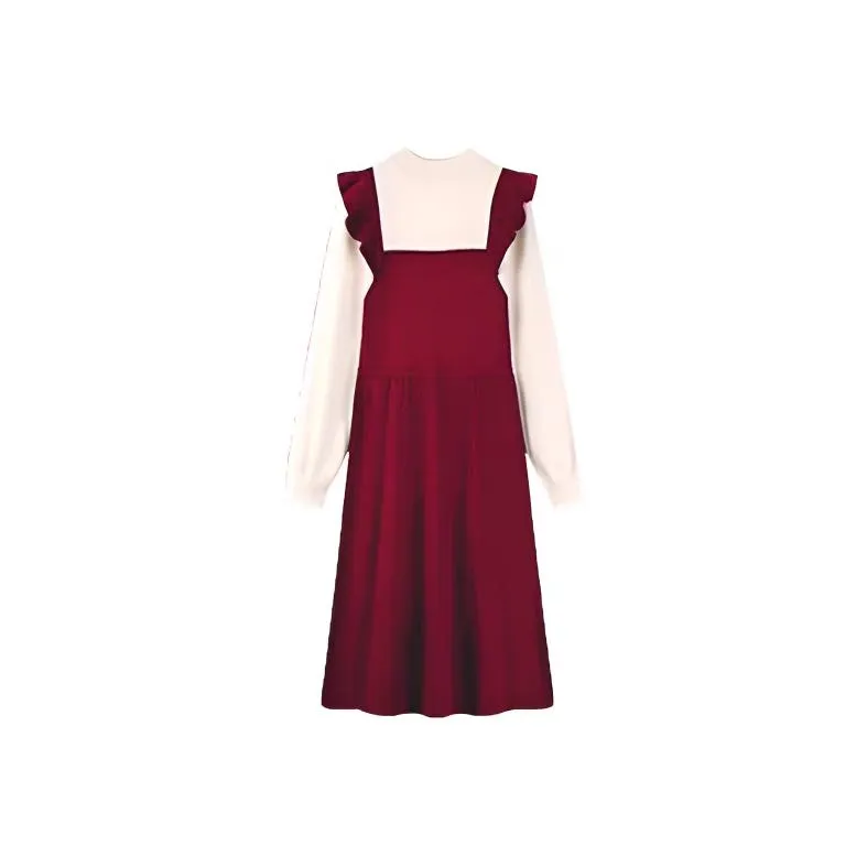 COVT Длинное платье с длинными рукавами женское