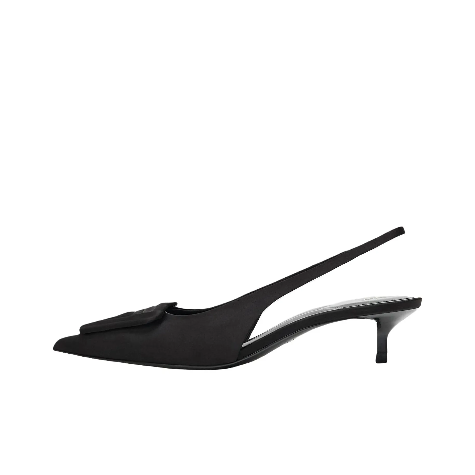 ZARA Узкий каблук Высокие каблуки 5 см Женские Черный