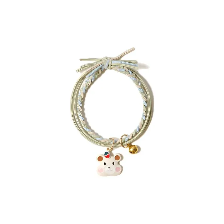 YOUWEI Полиамид Повседневный Универсальный Стиль Мори Освежающий Бестия Boyfriend Резиновая лента Браслет ДУАЛЬное использование Женские