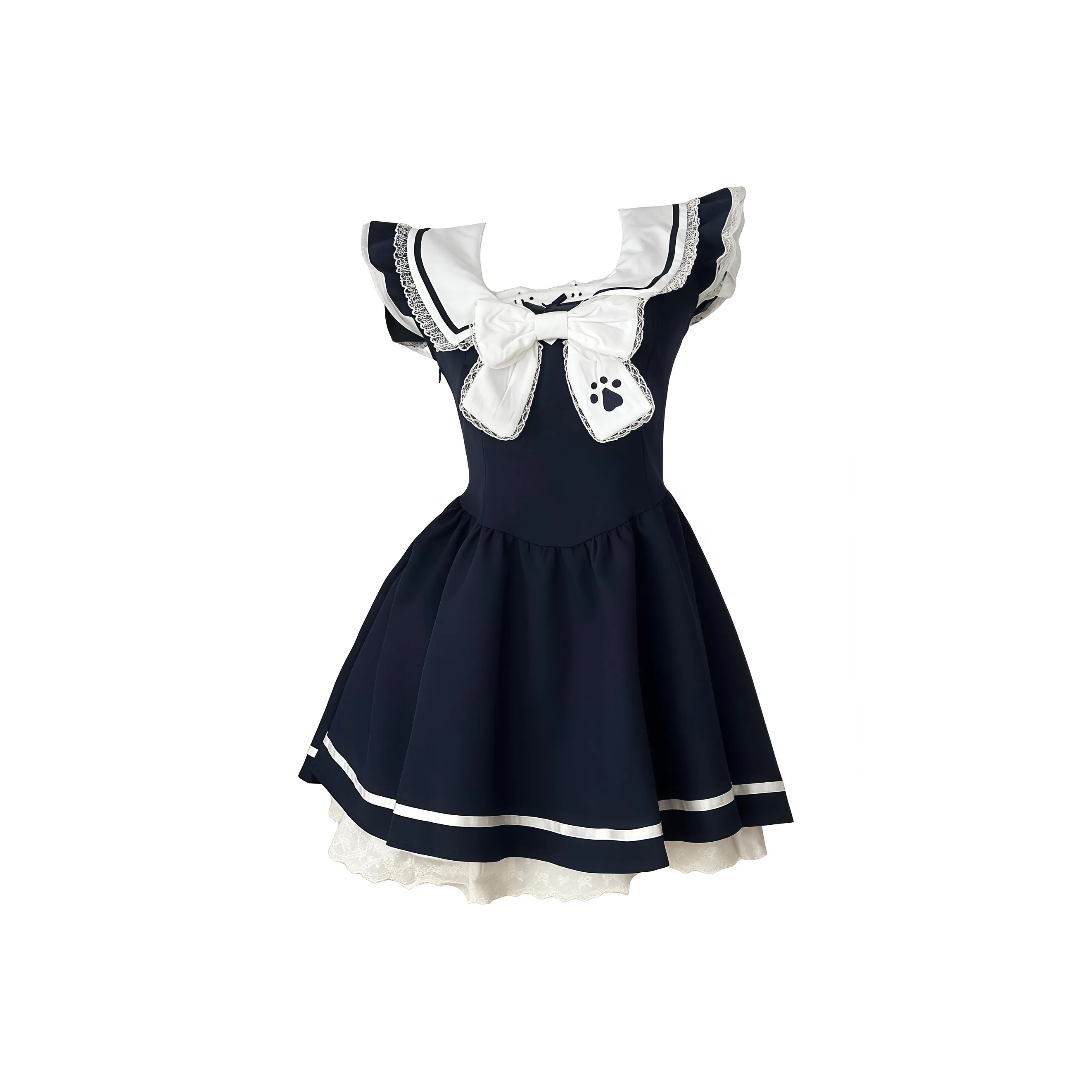 SEAR OFFICIAL Темно-синий Женские Платья без рукавов