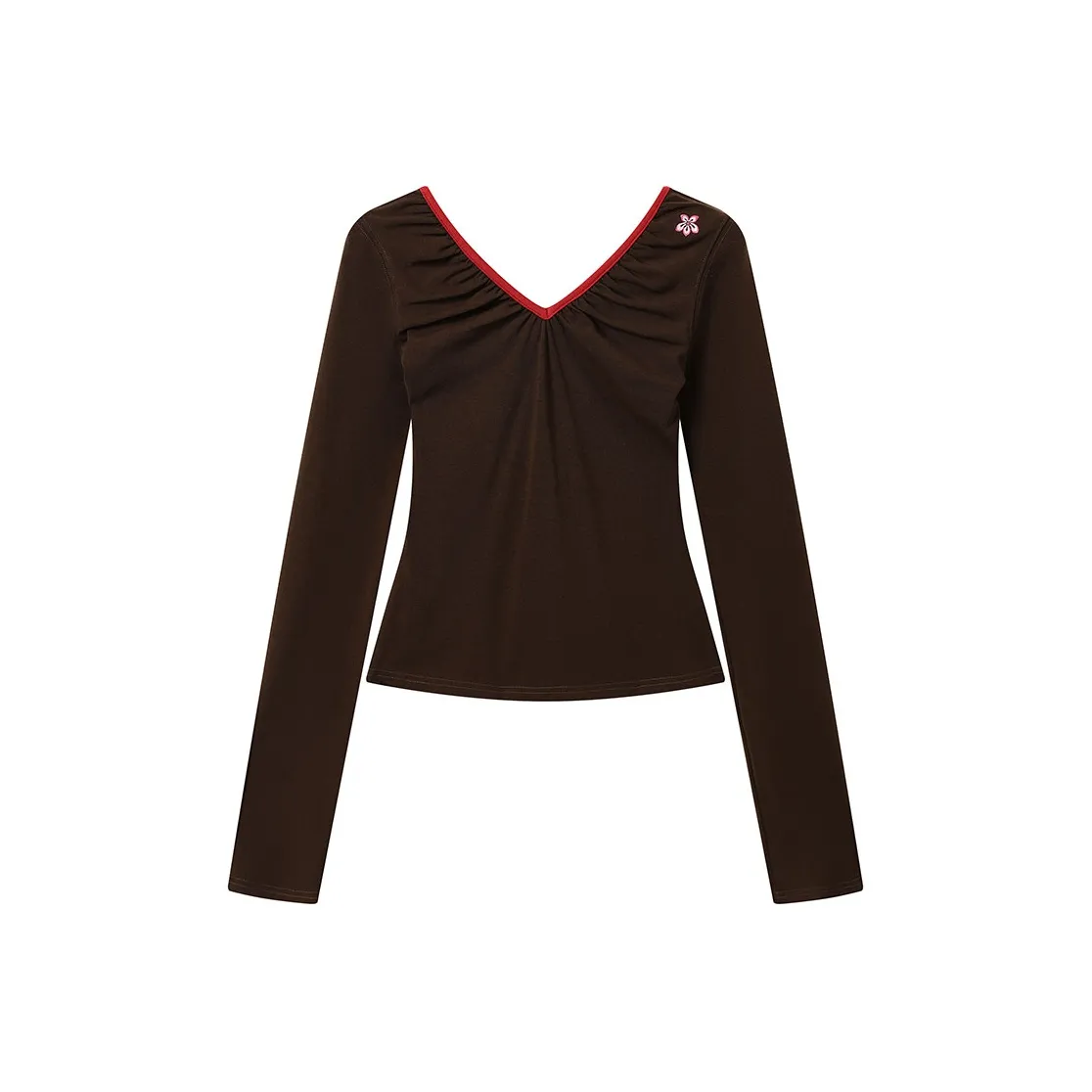 AJPG Длинный рукав Т-рубашка Женская