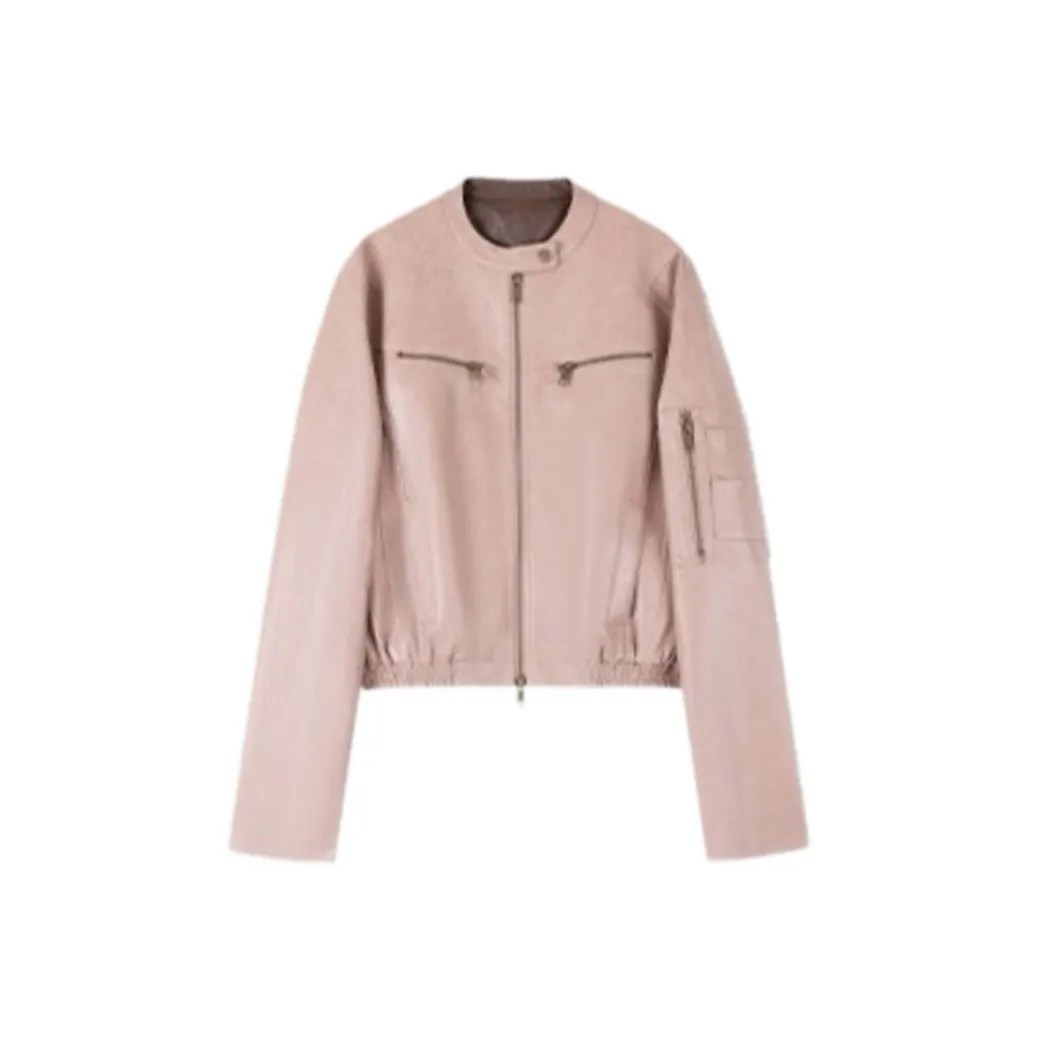 Icicofficial Кожа Куртка Женская