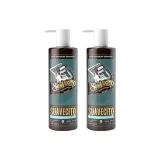 Shuishi 남성 전용 오일 컨트롤 비듬 치료 향기 샴푸 550ml*2