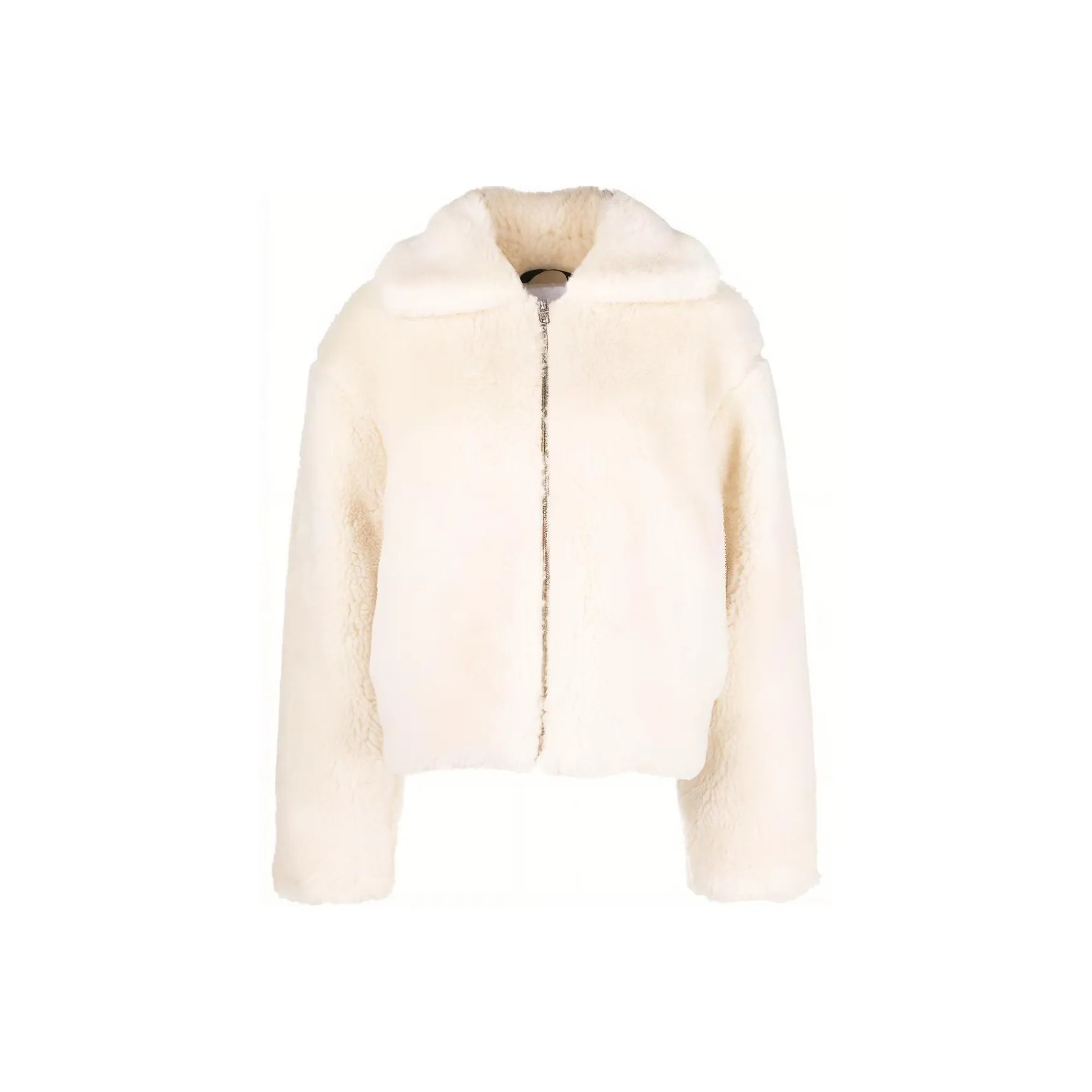 CALVIN KLEIN Jackets Coats Women's Ecru