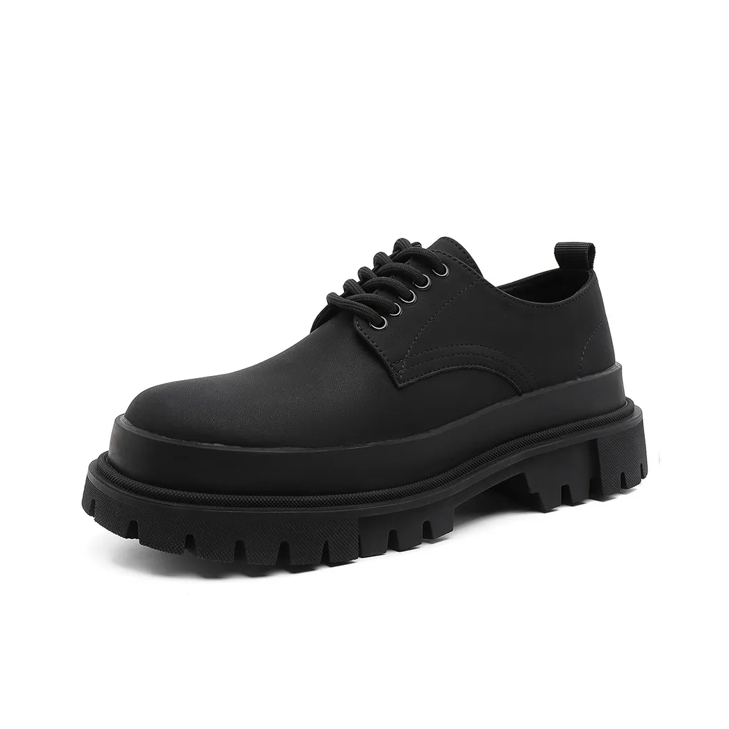 Lanza Винтаж Британский стиль Платформа Рабочая обувь Ботинки Мужские